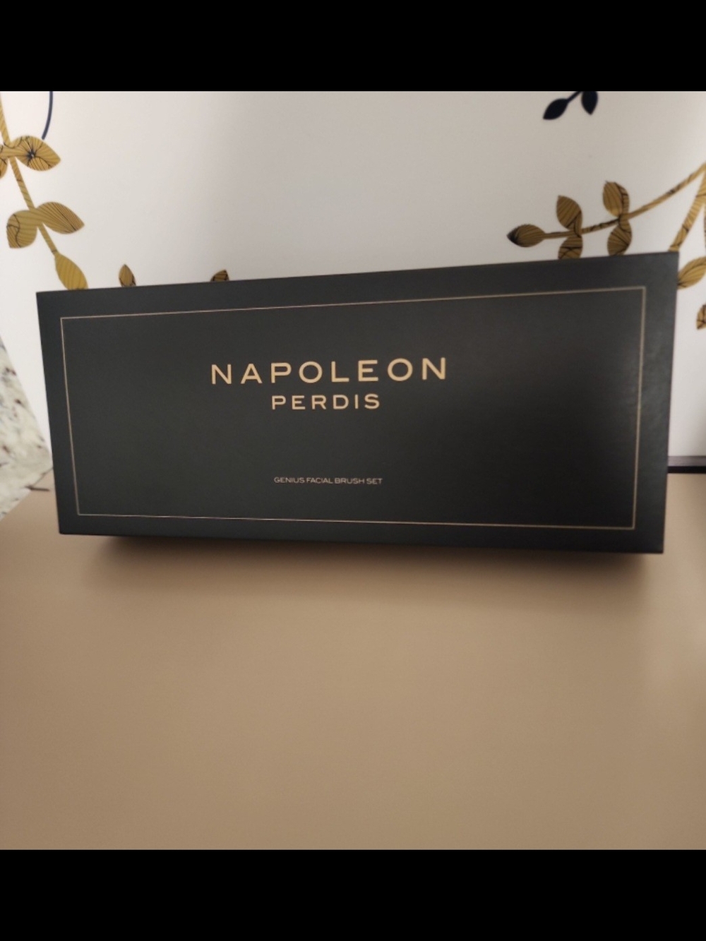 Napoleon Perdis Black and Gold Makeup Brush Set Box